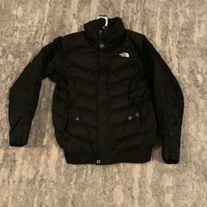 North face black ski coat